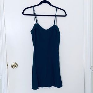 Kimchi Blue: Sz 2 Dark Green Spaghetti Strap Dress